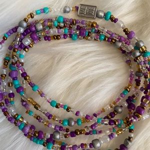 Me to We multi-colored wrap bead bracelet